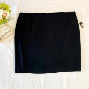 Alfani black skirt with slit. Size 24W. New with tags